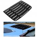 Rear Window Louver For 2016-2020 Honda Civic 2-door Coupe Windshield Sun Shade Cover Abs Plastic Black