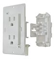 Diamond Group Wdr15wt White Speed Box Receptacle With Cover 