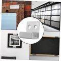 Osaladi 10pcs Tile Pendant Hanger Wall Mount Bracket Metal Coat Clothes Rack Heavy Duty Mirror Holders For Walls Flat J Style