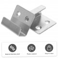 Osaladi 10pcs Tile Pendant Hanger Wall Mount Bracket Metal Coat Clothes Rack Heavy Duty Mirror Holders For Walls Flat J Style