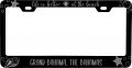Grand Bahama The Bahamas Life Is Better At Beach Souvenir Engraved Metal License Plate Frame Black 