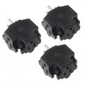 Maximm 3 Grounding Ul Listed Outlet Plug Adapter Heavy-duty Grounded Power Tap 