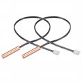 Uxcell 2 Pcs 15k Ntc Thermistor Probe 15 7 Inch Copper Sensitive Temperature Temp Sensor For Air Conditioner