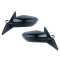 Spieg Side Mirror Set For 2016-2021 Honda Civic Lx Se Sport Power Adj Non-heated Black 3 Pins Pair Ho1320297 Ho1321283 