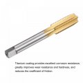 Uxcell Straight Flute Taps M12 X 1 25 Metric Left Hand Titanium Coated M35 Cobalt High Speed Steel Machine Tapping Screw Thread