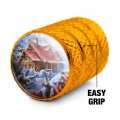 Winter Cabin Valve Stem Caps For Tire Rim Wheel Aluminum Yellow