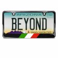 Ipick Image Real Black Carbon Fiber Italy Flag In Sports Stripe License Plate Frame