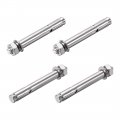 Uxcell M10x100mm 304 Stainless Steel External Hex Expansion Bolt 4pcs