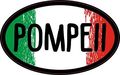 4in X 2 5in Oval Italian Flag Pompeii Sticker By Stickertalk 