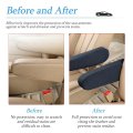 Auceli 2 Pcs Car Front Seat Armrest Covers Cloth Fabric Protectors Direct Replacement Center Console Lid Cover Skin Universal
