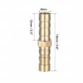 Uxcell 8mm Brass Barb Hose Fitting Straight Connector Coupler 5pcs
