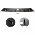 Aintier 1pc Abs Rear Bumper Chassis Spoiler Shark Fin Wing Compatible For 2008-2016 Mitsubishi Lancer Evo X 10 Matte Black Roof