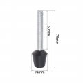 Uxcell Toggle Clamp Foot Rubber Head Carbon Steel M8x70mm 10pcs