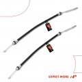 A-premium Rear Driver And Passenger Side Parking Brake Cable Assembly Compatible With Chevrolet Buick Oldsmobile Pontiac Models