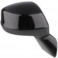 Ocpty Driver And Passenger Side Mirrors Exterior View Fit For 2012 2013 2014 Honda Civic Black Smooth Power Adjusted Outside
