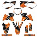 2001 Old Style Sx Race Series Orange Senge Graphics Complete Kit For Ktm 
