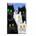 Crazy Cat Stack Switchplate Switch Plate Cover 1 Toggle 