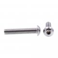 Prime-line Socket Cap Screws Button Head Hex Allen Drive 3 8 In-16 X 2 In 5 Pack