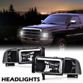 G-plus Led Headlights Compatible With 1994-2001 Dodge Ram 1500 1994-2002 2500 3500 Not Fit For Sport Model Van Models Driver