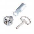 Tubular Cam Lock 18mm Cylinder Length Flat Fits Up To 1 4-inch Thickness Panel Slotted Key 2pcs