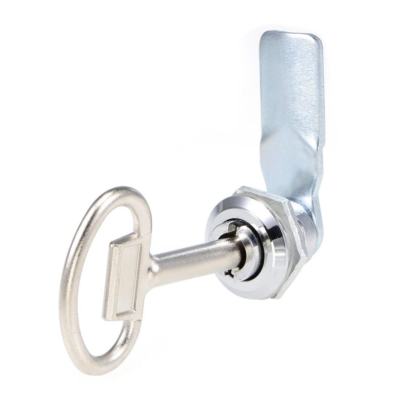 Tubular Cam Lock 18mm Cylinder Length Flat Fits Up To 1 4-inch Thickness Panel Slotted Key 2pcs