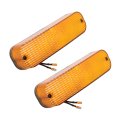 2 Pcs Ar60250 Flashing Amber Cab Light Replacement For John Deere 4040 4240 4440 4640 4030 4230 4430 4630 4650 4755 4760 4840 