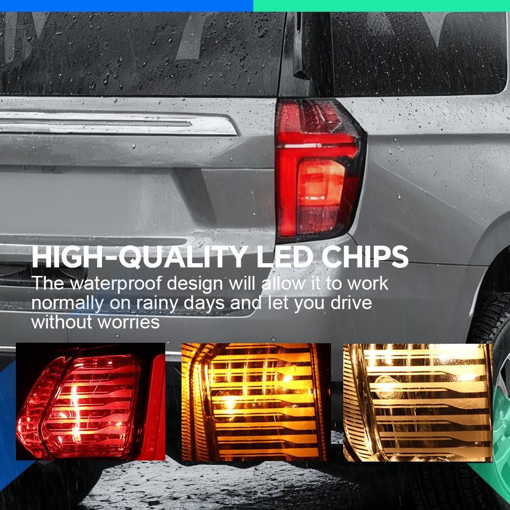 Led Tail Light Assembly Rear Brake Lamp Right Side For Chevy Suburban Tahoe 2021 2022 2023 84849417 Gm2801322 Luces Traseras