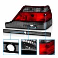 Amerilite Replacement Taillights Red Smoke Lens For Mercedes Benzs Class W140 Passenger And Driver Side