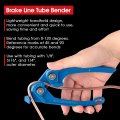 Willbond 31 Pcs Double And Single Flaring Tool Kit 25 16 Copper Coated Brake Line Tubing Tube Bender 3 8 -24 Threads Fittings