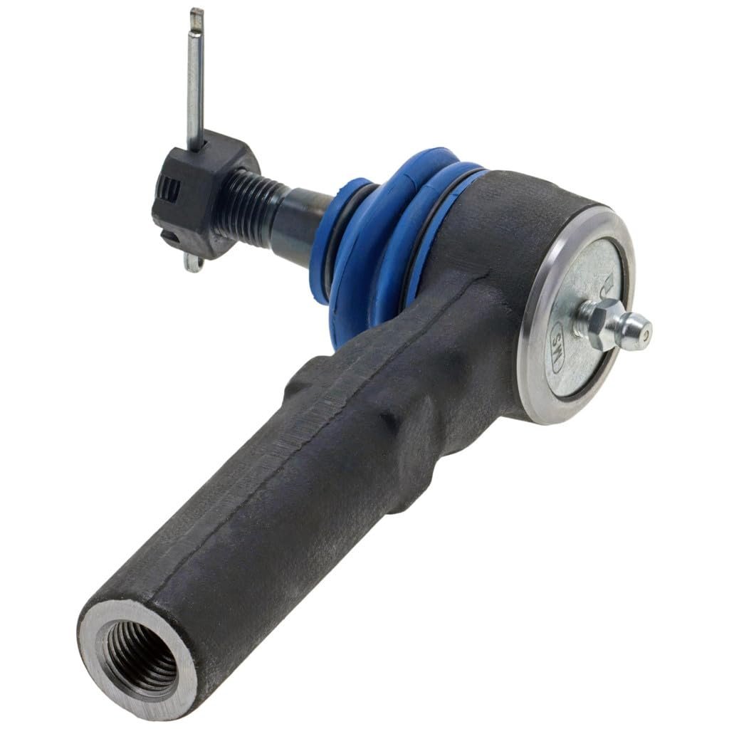Tie Rod End For 1995 To 2005 Dodge Neon Sintered Metal Bearing Threaded Stud Castle Nut And Cotter Pin Included Greaseable