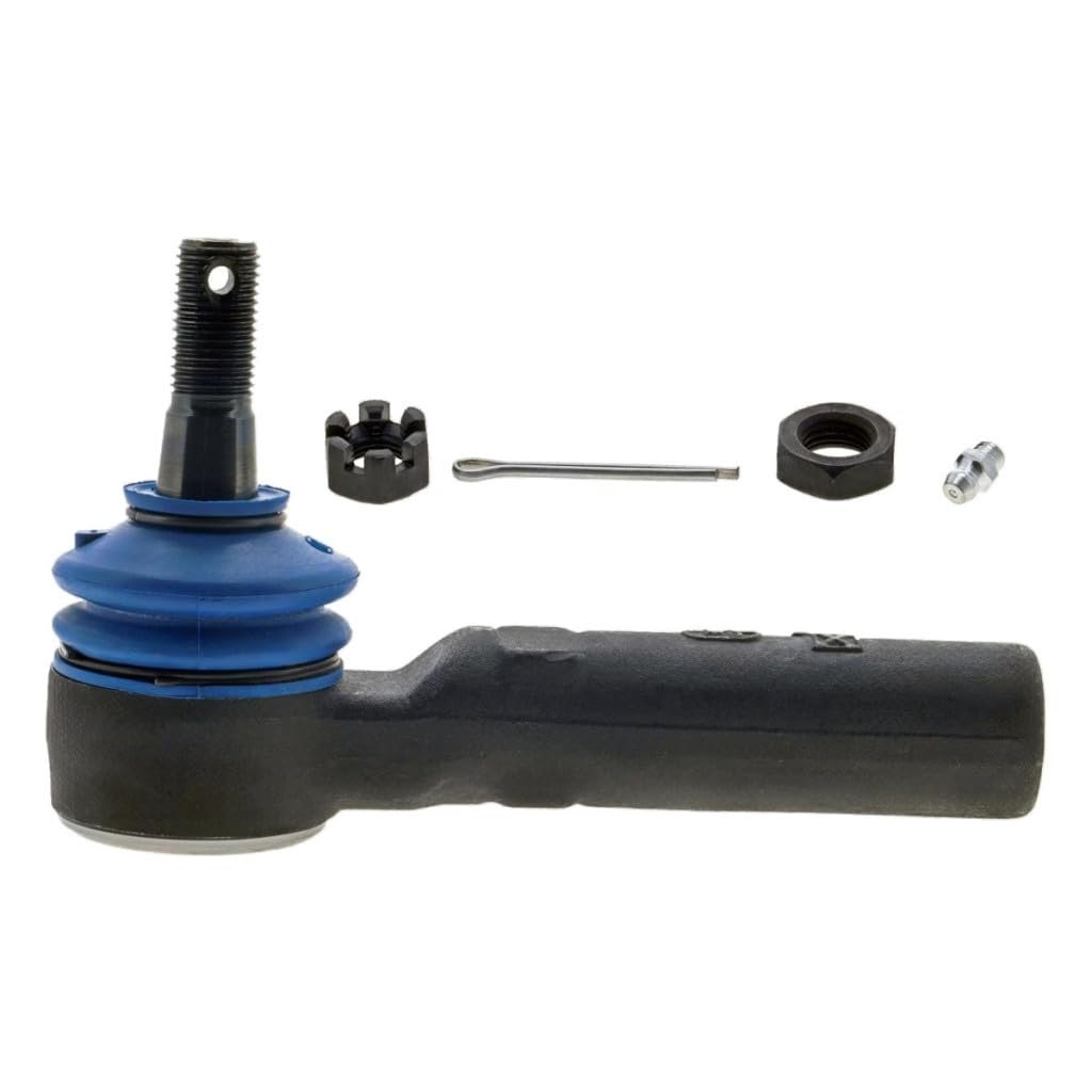 Tie Rod End For 1995 To 2005 Dodge Neon Sintered Metal Bearing Threaded Stud Castle Nut And Cotter Pin Included Greaseable