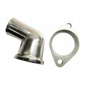Carbex Polished Aluminum 15a Swivel Water Neck For Sb Bb Chevy 327 350 454 396 Sbc Bbc