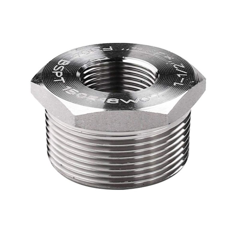 Avanty Stainless Steel 304 Forged Pipe Fitting Hex Bushing 1 2 Npt Male X 8 Female Adapter Class 3000 Pack Of