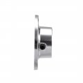 Uxcell Closet Wardrobe Rod Flange 25mm 1inch Dia Socket Bracket Support Holder For Pipe 6pcs