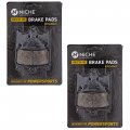 Niche Brake Pad Set For Yamaha Yzf R6s R1 Fz1 Fz6 Yzf600r Raider Yzf1000r Front Organic 2 Pack