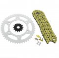 Fits Honda Crf450 R X Yellow O Ring Chain Sprocket 14 49 114l