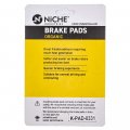 Niche Brake Pad Set For Triumph Thruxton 1200 Scrambler Street Cup T2020555 T2022955 Front Rear Organic