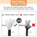 2-pack Bungee Net Motorcycle Cargo 12 X Small Stretch To 24 With 6 Adjustable Hooks Bike Cord