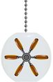 Helm 3 Solid Ceramic Fan Pull 