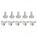 Uxcell T-slot Bolts 10pcs M6x16mm Slot Drop-in Stud Sliding 304 Stainless Steel Shape Screws For T Track