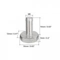 Uxcell T-slot Bolts 10pcs M6x16mm Slot Drop-in Stud Sliding 304 Stainless Steel Shape Screws For T Track