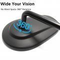 8mm Black Motorcycle Teardrop Rear View Mirrors For Sportster Xl 883 1200 Road King V-rod Street Glide Electra Dyna Softail