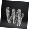 Alipis Water Heater Hose 4 Pcs Corrugated Nozzle Inlet Double Head Stainless Steel Shower And Tube