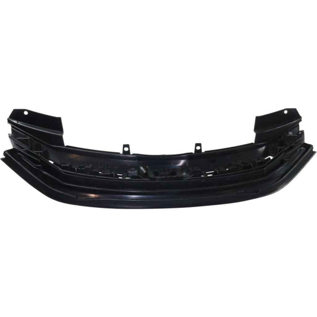 Front Grille Assembly For Honda Accord 2016 2017 Sedan Textured Black Shell And Insert Plastic Ho1200229 71121t2fa51