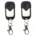 2x 4-button Keychain Garage Door Opener Remotes Compatible With Liftmaster Sears Chamberlain Craftsman Purple Learn Button 