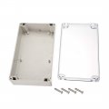 Uxcell 7 9 X4 X2 2 200mmx120mmx56mm Abs Junction Box Universal Project Enclosure W Pc Transparent Cover Light Gray