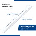 Feit Electric Led 4ft Bulbs T8 32 Watt Equivalent Type A Tube Light Plug Play Tubes Fluorescent Replacement Frosted T848 850