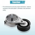 Uxcell 1 Set Drive Belt Tensioner Idler Pulley Assembly Replacement For Gmc Yukon Sierra 1500