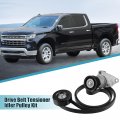 Uxcell 1 Set Drive Belt Tensioner Idler Pulley Assembly Replacement For Gmc Yukon Sierra 1500