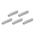 5pcs Round Ended Feather Key 3 X 16mm Carbon Steel Parallel Drive Shaft Stock Machine Keyway For Type Fastening Connection 